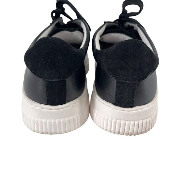 Söfft Fianna Black Leather Sneakers Women’s 8.5 Platform Comfort Lace-Up Shoes - Picture 8 of 8